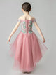 High End Piano Performance Costume Girls Evening Gown Flower Girl Princess Dress - Dorabear