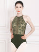 Lace Halter Ballet One-piece Exercise Clothes Summer Dance Leotard - Dorabear