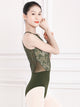 Lace Halter Ballet One-piece Exercise Clothes Summer Dance Leotard - Dorabear