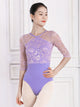 Lace Mid-sleeve Backless Tie Ballet Leotard Dance Practice Clothes - Dorabear