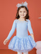 Lace Stitching Long-sleeved Ballet Dress Dance Practice Clothes - Dorabear