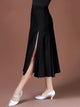 Large Swing Skirt Eight Pieces Splicing Modern Skirt with High Front Slit - Dorabear