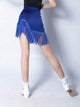 Latin Dance Practice Skirt Professional Performance Fringed Skirt - Dorabear