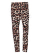 Leopard Print Latin Dance Trousers Autumn Scropped Exercise Pants - Dorabear