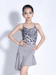 Leopard Print Sling Exercise Clothes Latin Dance Suits Professional Dance Costumes - Dorabear