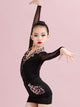 Long-sleeved Autumn/Winter Performance Clothes Latin Dance Practice Suit - Dorabear