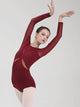 Long-sleeved Ballet Leotard Autumn/Winter Dance Practice Clothing - Dorabear
