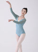 Long-sleeved Gauze Leotard Ballet Dance Pratice Clothes - Dorabear