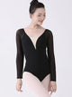 Long-sleeved Gauze Leotard Ballet Dance Pratice Clothes - Dorabear