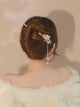 Magnolia Tassel Hairpin Coiled Hair Step Shaking Hairpin Ancient Style Cheongsam Headdress - Dorabear