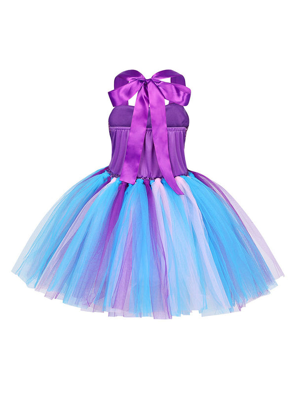 Mermaid Dress Shell Princess Mesh Tutu Dress Performance Costume - Dorabear