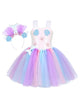 Mermaid Dress Shell Princess Mesh Tutu Dress Performance Costume - Dorabear