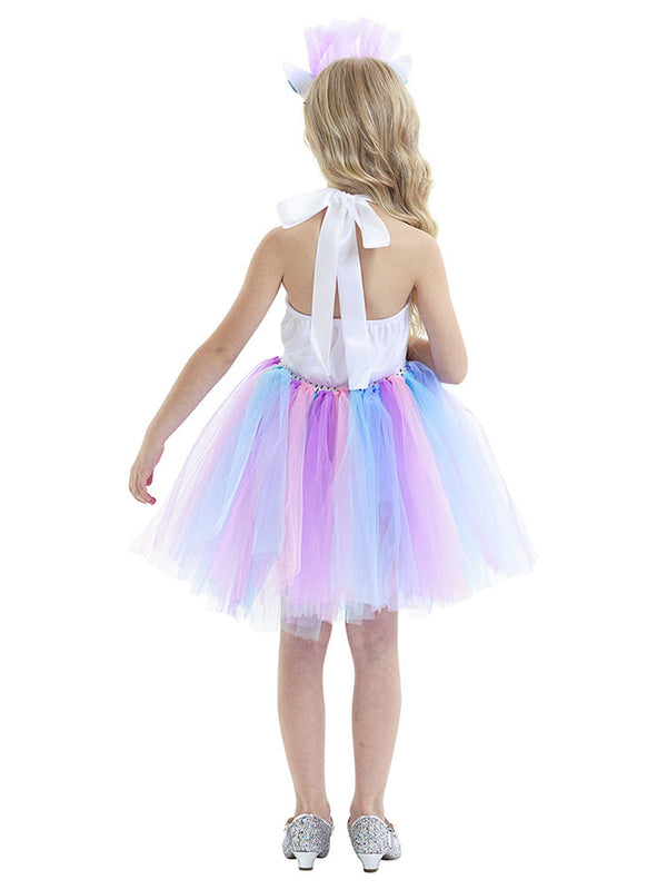 Mermaid Dress Shell Princess Mesh Tutu Dress Performance Costume - Dorabear