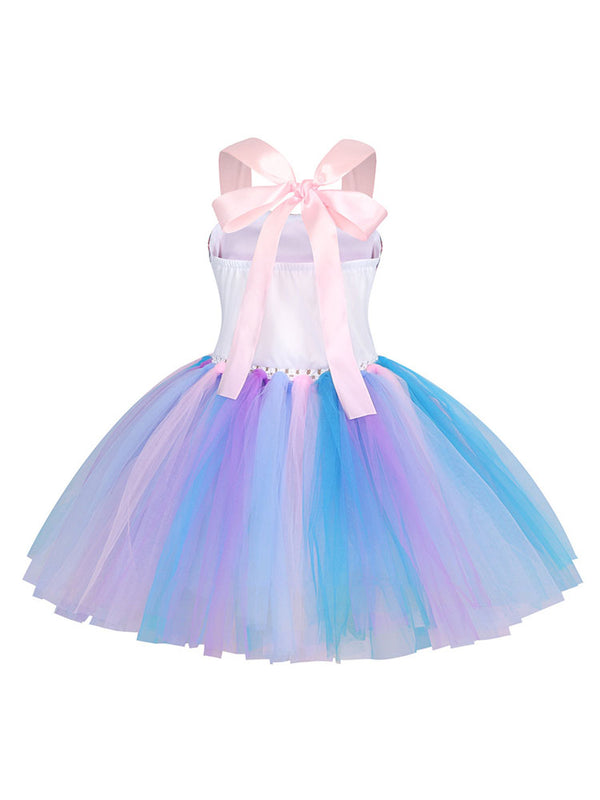 Mermaid Dress Shell Princess Mesh Tutu Dress Performance Costume - Dorabear