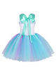 Mermaid Dress Shell Princess Mesh Tutu Dress Performance Costume - Dorabear