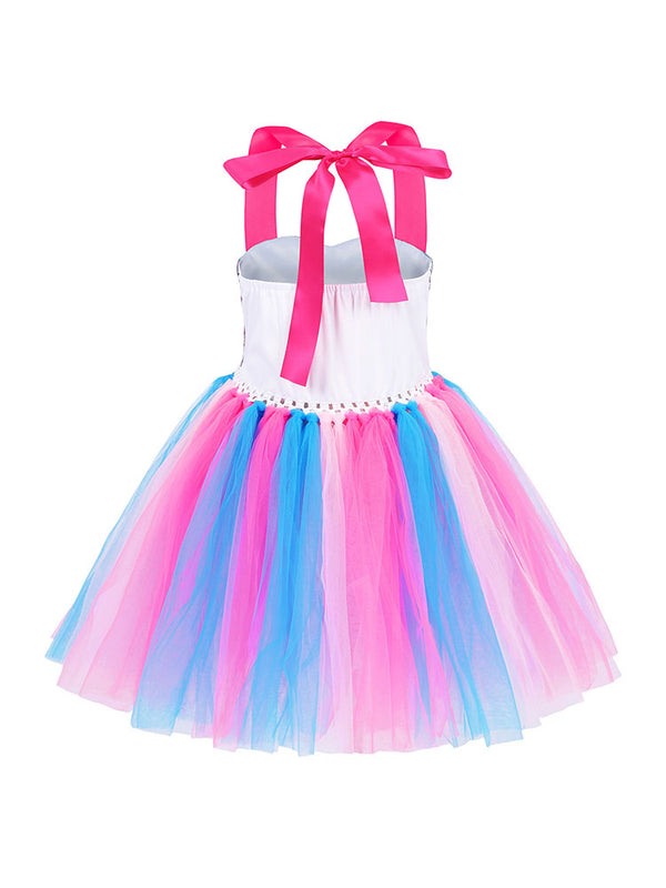 Mermaid Dress Shell Princess Mesh Tutu Dress Performance Costume - Dorabear