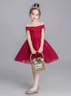 Off Shoulder Evening Gown Puffy Princess Dress Autumn/Winter Performance Dress - Dorabear