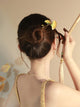 Oriental Style Ginkgo Leaf Hairpin Bun headdress Ancient Style Elegant Coiled Hair Accessories - Dorabear