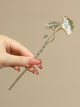 Oriental Style Ginkgo Leaf Hairpin Bun headdress Ancient Style Elegant Coiled Hair Accessories - Dorabear