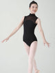 Piled Collar Dance Leotard Long Sleeved Ballet Practice Clothes - Dorabear