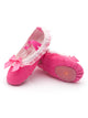 Pink Lace Soft Sole Training Shoes Ballet Training Shoes - Dorabear