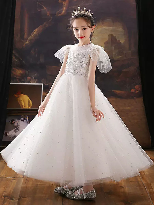 Princess Dress Flower Girl Wedding Dress Girls' Piano Performance Costume - Dorabear