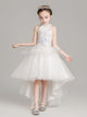 Princess Dress Girl's Puffy Dress Show Evening Gown Piano Performance Costume - Dorabear