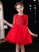 Princess Dress Girls' Evening Dress Luxury Autumn/Winter Performance Costume - Dorabear