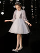 Princess Dress Puffy Evening Gown Catwalk Performance Costume Flower Girl Wedding Dress - Dorabear