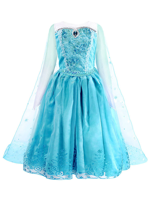 Princess Elsa Dress Theme Character Costume - Dorabear