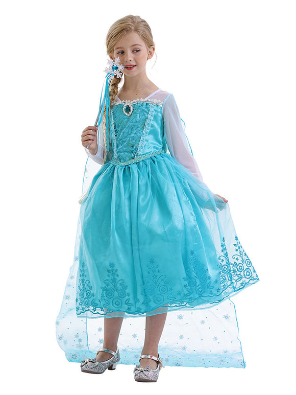 Princess Elsa Dress Theme Character Costume - Dorabear