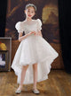 Puffy Princess Dress Flower Girls' Trailing Wedding Dress Evening Gown - Dorabear