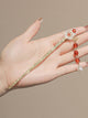 Retro Red Bean Hairpin Ancient Style Coiled Hair Step Shaking Oriental Element Tassel Headdress - Dorabear