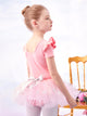 Ballet Split Tutu Skirt Suits Summer Short-sleeved Practice Clothes - Dorabear