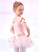 Ballet Split Tutu Skirt Suits Summer Short-sleeved Practice Clothes - Dorabear