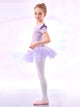 Ballet Split Tutu Skirt Suits Summer Short-sleeved Practice Clothes - Dorabear