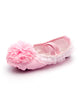 Satin Lace Large Flower Ballet Shoes Soft Sole Exercise Shoes - Dorabear