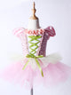 Sequin Gauze Skirt Pink Tutu Dress Ballet Dance Dress Performence Clothing - Dorabear