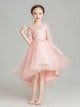 Shaggy Evening Gown Flower Girl Wedding Dress Autumn/Winter Piano Performance Costume - Dorabear