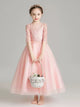 Shaggy Evening Gown Flower Girl Wedding Dress Autumn/Winter Piano Performance Costume - Dorabear