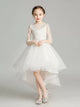 Shaggy Evening Gown Flower Girl Wedding Dress Autumn/Winter Piano Performance Costume - Dorabear