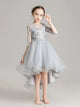 Shaggy Evening Gown Flower Girl Wedding Dress Autumn/Winter Piano Performance Costume - Dorabear