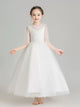 Shaggy Evening Gown Flower Girl Wedding Dress Autumn/Winter Piano Performance Costume - Dorabear