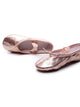 Soft Sole Breathable Cat Claw Crystal Pink PU Leather Ballet Shoes - Dorabear