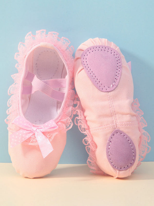 Soft Sole Lace Ballet Shoes Practice Cat Claw Shoes - Dorabear