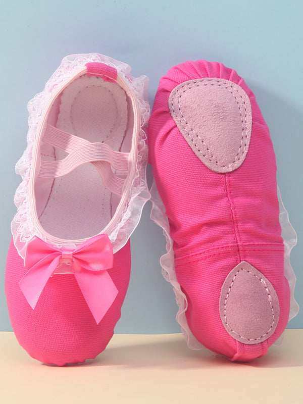 Soft Sole Lace Ballet Shoes Practice Cat Claw Shoes - Dorabear