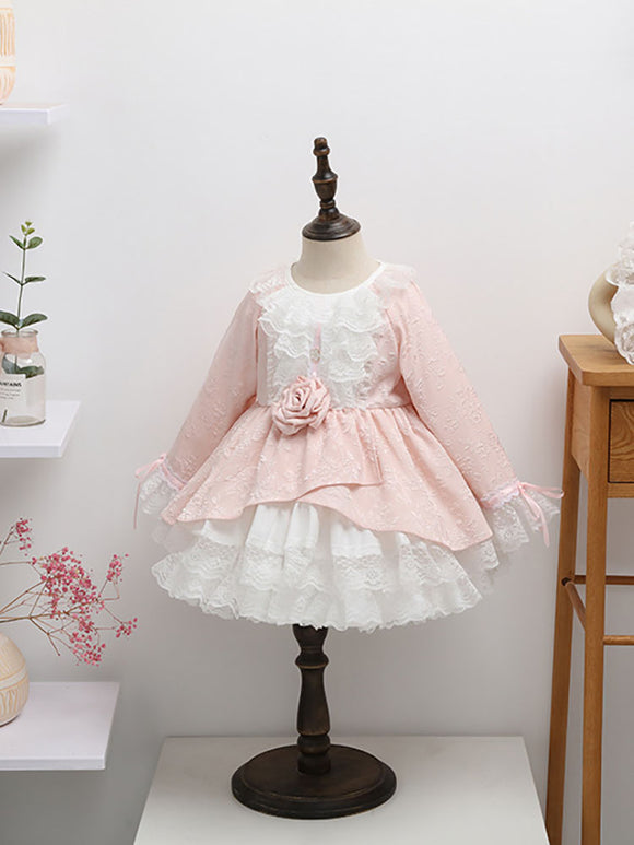 Spring Lolita Long Sleeve Dress Suit Court Style Spanish Dress - Dorabear