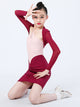 Spring/Summer Latin Dance Practice Clothes Split Dance Skirt Suit - Dorabear