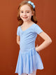 Spring/Summer Short Sleeve Ballet One Piece Exercise Dress - Dorabear