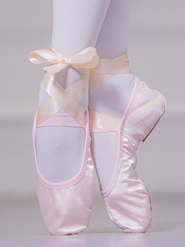 Stain Ballet Shoes Pointe Exercise Shoes Soft Sole Dance Shoes - Dorabear